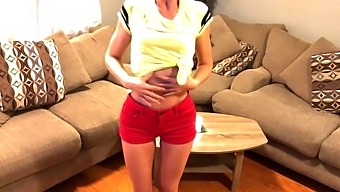 Step Fantasy Meets Hottest Striptease In Amateur Girl'S Solo Performance