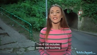 Sybil Kailena, A Public Agent With Big Natural Tits, Engages In Spontaneous Outdoor Sex With A Stranger