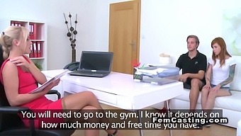 Czech Redhead Demonstrates Deep Throat Technique During Amateur Casting