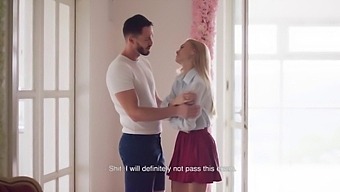 Nancy Gives Her Teacher A Lesson In Pleasure While Her Boyfriend Waits Outside