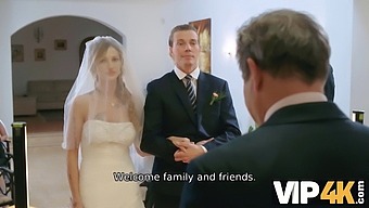 Hd Video Of A Brunette Teen Getting Caught Fucking In A Wedding Dress And Veil