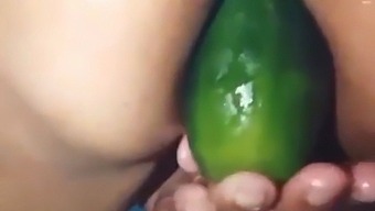 My Stepmom Pleasures Herself With A Large Dildo And Sends Me The Explicit Images Of Her Wide-Open Rear