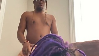 Purple-Haired Man Receives Intense Doggystyle Pounding In Exchange For Oral Pleasure