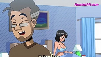 Stepson Gets Help From His Busty Mommy To Reach Climax In This Cartoon Porn.